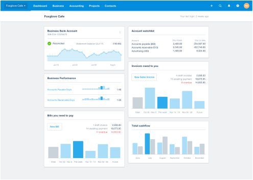 Xero Accounting Screen shot